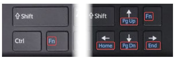 کلیدهای عملکرد کیبورد